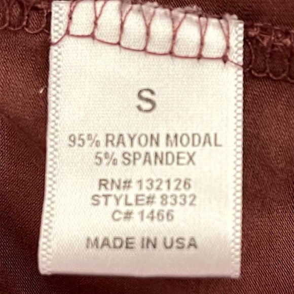 Carly Jean Los Angeles Small V Neck Short Sleeve Tunic T Shirt - Picture 5 of 6